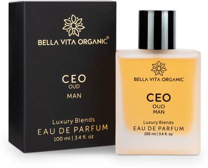 Bella vita organic CEO OUD Perfume For Men with Long Lasting Woody Fragrance Eau de Parfum  -  100 ml