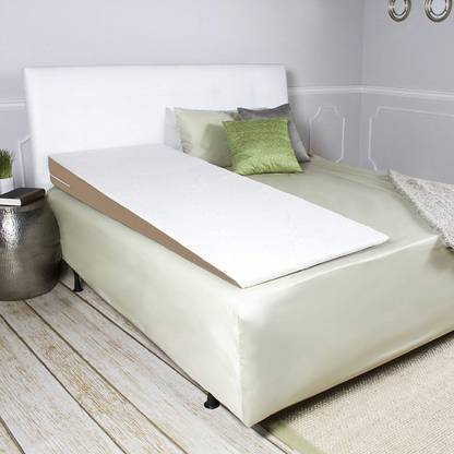 METRON Full Length Long Wedge Pillow Inclined Elevator for Under and Above Mattress Foam Solid Sleeping Pillow Pack of 1