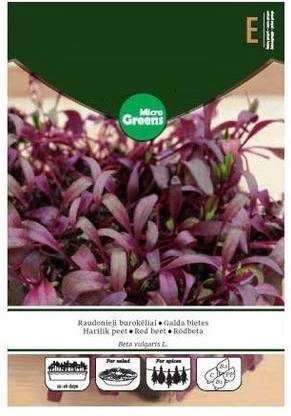 CYBEXIS RED Beet Bulls Blood Micro Greens Seeds1000 Seeds Seed