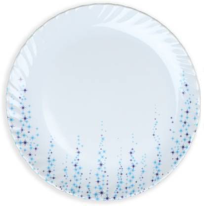 Golden Fish Melamine Round Quarter Plates (Pack of 6, 7 Inches, Geometric Print) Quarter Plate