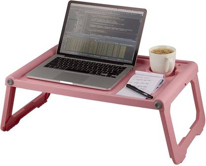 DAY DECOR Multi-Purpose Laptop Table/Study Table/Bed Table/Foldable Portable /Writing Desk Plastic Portable Laptop Table