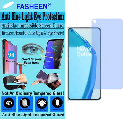 Fasheen Tempered Glass Guard for ONE PLUS 9R (Impossible UV AntiBlue Light)