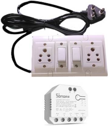 BEM Sonoff DUAL 2-WAY Smart Power Sockets Smart Power Strip