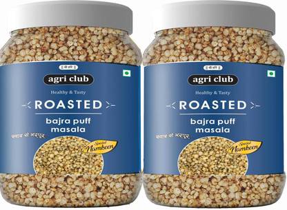 AGRI CLUB Roasted Bajra Puff Masala 140g (pack of 2) 280g