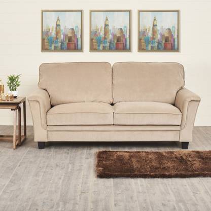 Home Centre Linda Fabric 2 Seater  Sofa