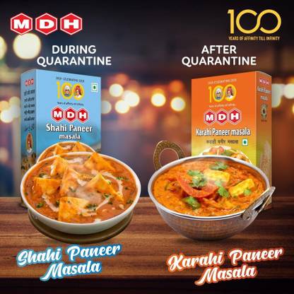 MDH Karahi Paneer Masala (60 g*3) , Shahi Paneer Masala (100g*2) (380gm)