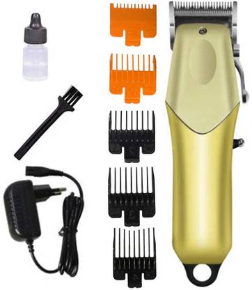 SDFDF Cordless Rechargeable Hair Clipper Hair Trimmer For Men Beard Electric Cutter Trimmer 120 min  Runtime 1 Length Settings