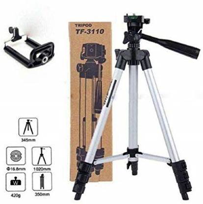 Twixxle IOX™-278-AZ-Portable and Foldable Tripod Stand with Mobile Clip Holder Bracket, Camera Holder with Bag Tripod