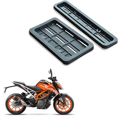autoformonix Bike Number Plates Frame - (Number Plates Holders)-Front and Back for KTM Duke 390 Bike Number Plate