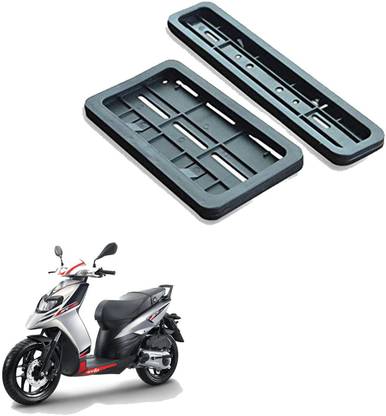 autoformonix Front and Back Bike Number Plate Frame Standard Size for Aprilia SR 125 Bike Number Plate