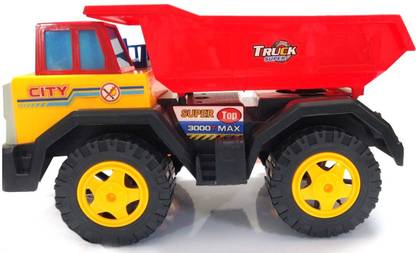 HALO NATION Huge Size Push and Go Toy for Kids, Big Size Dumper Truck Toy with Free Wheels for Kids - Jumbo Dump Truck Construction Truck Toy