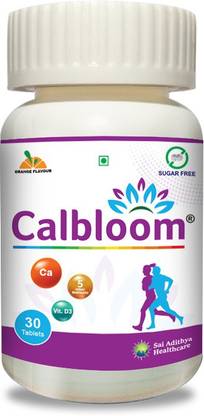 CALBLOOM Bone-Yum Calcium Supplement with Orange Flavour