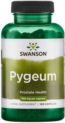 Swanson Pygeum Prostate Health 500 Milligrams 100 Capsules