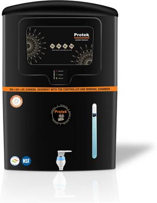 Protek Elite Plus with L.E.D Indicators 12 L RO + UV + UF + TDS Water Purifier