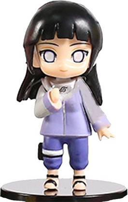 PLA Giftmart Hinata Hyuga Cute Chibi Naruto Action Figures Showcase Model Toys