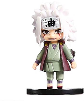 PLA Giftmart Naruto Toad Sage Cute Chibi Jiraiya Action Figures Showcase Model Toys