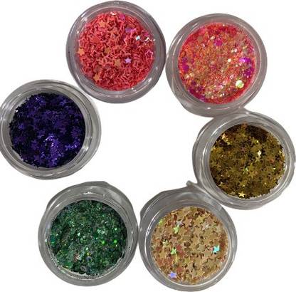 KTstore PREMIUM SEQUENCE FOR Art, Craft and Nail Art, Resin Art (PACK OF 6)