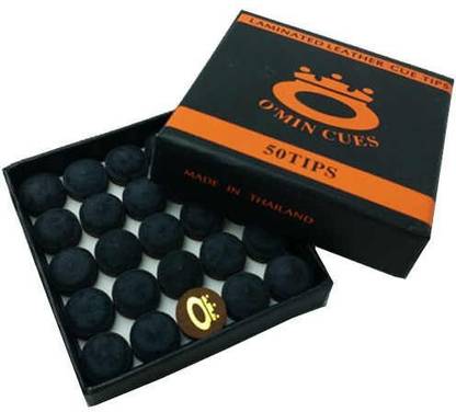 Laxmi Ganesh Billiard Snooker & Pool Omin Cue Tip 10pcs 9.5mm Cue Tip