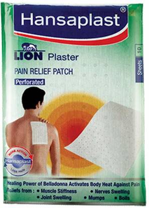 HANSAPLAST Belladonna Plaster ( Pain relief patch ) 20 sheets | Lion Plaster & Patch