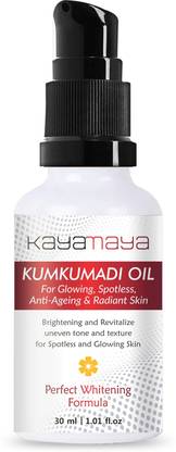 Kayamaya Kumkumadi Oil with Saffron and a Combination of 9 Oils, for Skin Lightening, Improving Texture, Oil for Women, Ideal for All Skin Type, Paraben & Sulphate Free