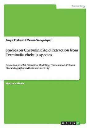 Studies on Chebulinic Acid Extraction from Terminalia chebula species