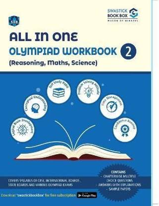 All in One Olympiad Workbook for Reasoning, Maths & Scienceclass 2