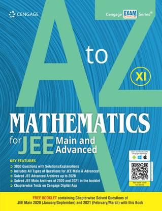 A To Z Mathematics For JEE Mains & Advanced Class 11 (2022)