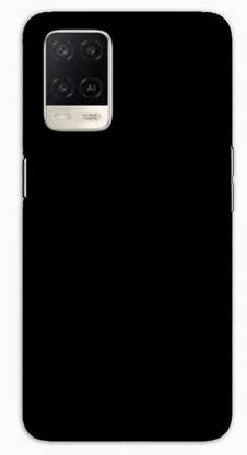 itrusto Back Cover for OPPO A54, OPPO A54 Plain Black PRINTED DESIGNER BACK CASE COVER