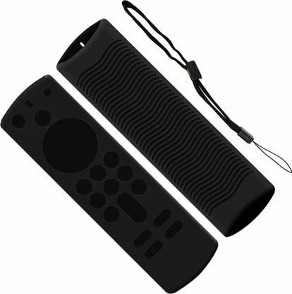 J Front & Back Case for Glow Fire TV stick Alexa Voice Remote (3rd Gen) 2021