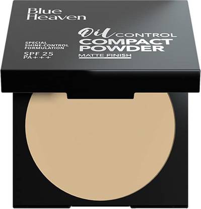 BLUE HEAVEN Oil control compact powder matte finish cream blush 201 Compact