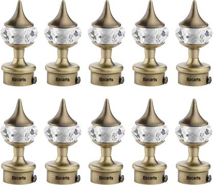 Bzcarts Gold Curtain Knobs Metal