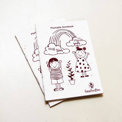 GreenFootPrint Plantable Book-size Diary Unruled 20 Pages