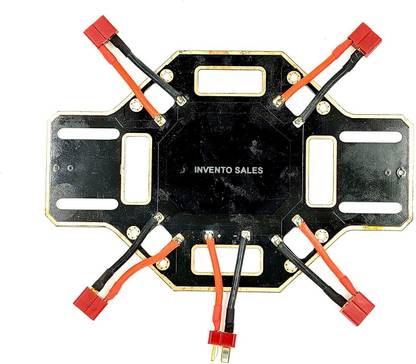 INVENTO 1Pcs F450 Quadcopter Frame PCB Board Power Distribution Board Bottom Plate with Soldered Connectors Automotive Electronic Hobby Kit