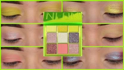 manasona Cosmetics Neon Green Obsessions Eye shadow Palette 9 g