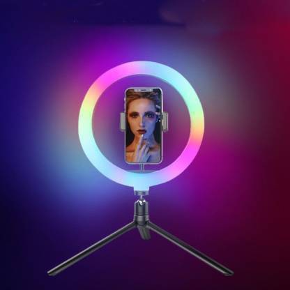 OSNA LED Lighting Portrait YouTube Video Shooting Ring Flash (Multicolor) Ring Flash