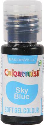 Colourmist Soft Gel Paste Food Color, (Sky Blue), 20g | Edible Gel Colour For Fondant / Dessert / Baking |Sky Blue