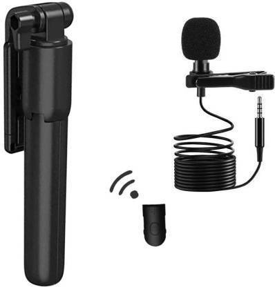 HIFY Portable bluetooth selfie stick with mic 3 Axis Gimbal for Camera, Mobile