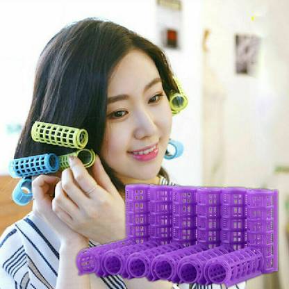 MYYNTI Hair Rollers Self Holding Rollers Hair Styling Rollers Hair Roller Bangs Hair Rollers Set for Hair Salon DIY Home Use Random Color Hair Curler