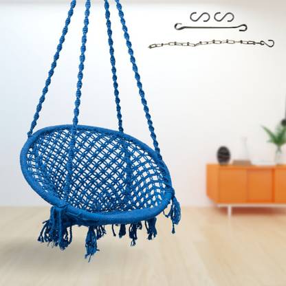 Curio Centre Round Swing with Chain Accessories Cotton Large Swing
