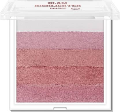 COLORS QUEEN Glam Shimmer Brick Highlighter Palette Highlighter