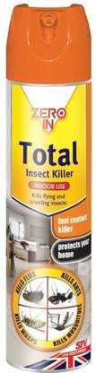 Zero in ZER905 Total Insect Killer Indoor Use Kills Flying And Crawling Insects 300ml