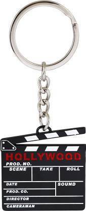 Thatsav Hollywood Clapper Board Design Metallic Key Chain
