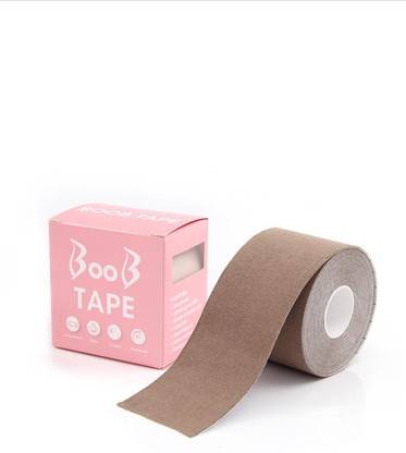 BOOB TAPE Breast Lift Tape for Lift & Fashion | Bra Alternative of Breasts | Achieve Lift and Push up in All Fabric, Clothing, Dress Types | Waterproof, Sweat-Proof, Invisible Under Clothing Disposable Lingerie Fashion Tape ( New skin) Disposable Lingerie Fashion Tape