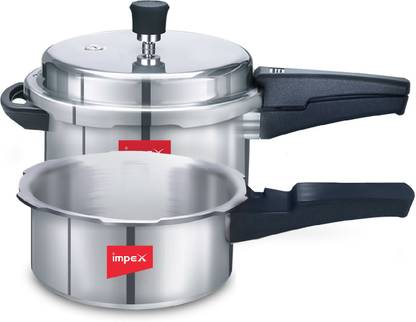 IMPEX IPC 5C3 3 L, 5 L Outer Lid Induction Bottom Pressure Cooker