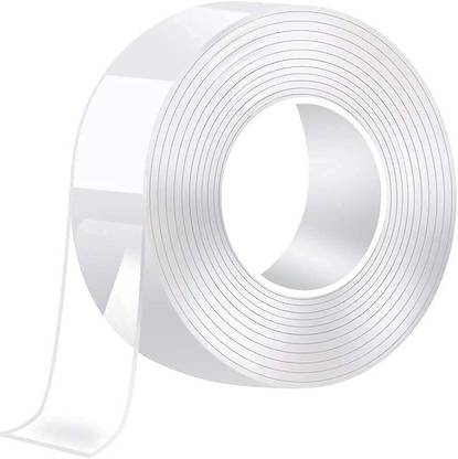 POONJALIYA white Removable Sticky rubber grip Adhesive 3 meter silicone Double Sidede tape Grip Tape
