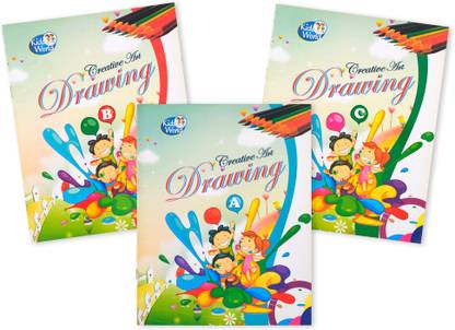 Creative Art Sketch Trace Drawing Book Kids School Home Fun Learning Books