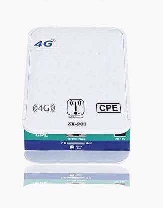 HANUTECH Wireless 4G LTE 2.4Ghz SIM Router | 2 External 5Dbi Antennas Upto 150Mbps Speed | Plug and Play with Standard SIM Card Slot 4G Router 2.4 GHz 150 Mbps Wifi Speed Dual Band Internal & External Antenna MiFi (Sim Based)