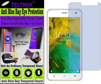 TELTREK Tempered Glass Guard for KARBONN K9 SMART YUVA (Impossible UV AntiBlue Light)