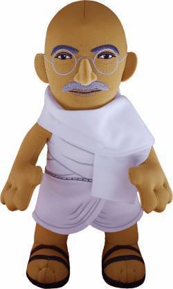 DSR Plushona Mahatma Gandhi 10" Inch Plush Toy-25CM  - 25 cm