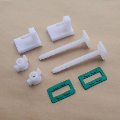 MASTERBATH Clamp Box Toilet Seat Hinges Parryware Type. Screw Hinges Set for Parryware Clamp Fit Toilet Seat Lid Lock